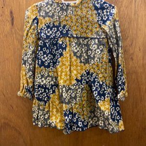 Zara Baby Girl 2 /3 yrs Pull Over Yellow Blouse